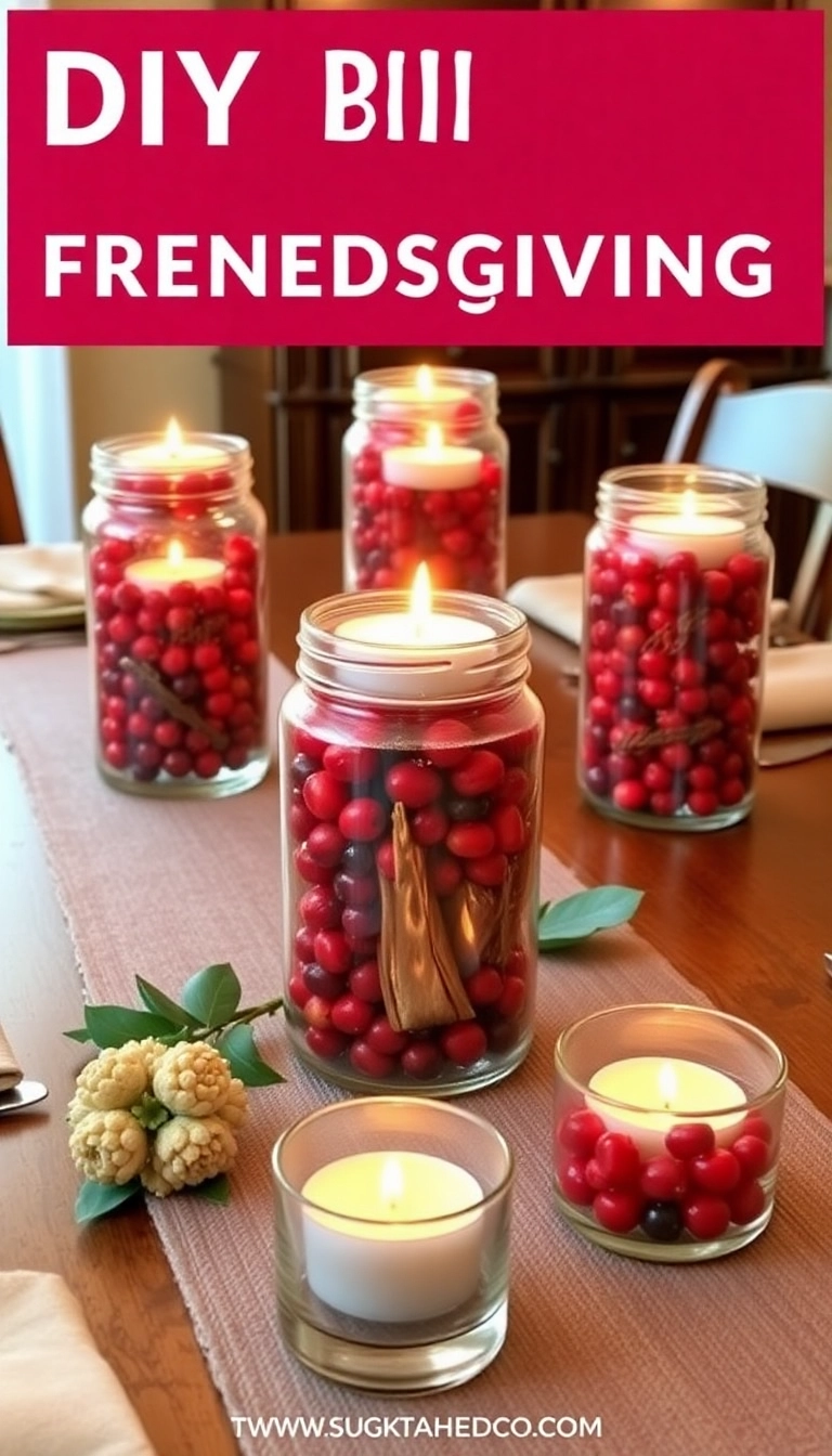 23 Friendsgiving Dinner Party Decor Ideas That'll Make Your Guests Swoon! - 12. DIY Centerpieces