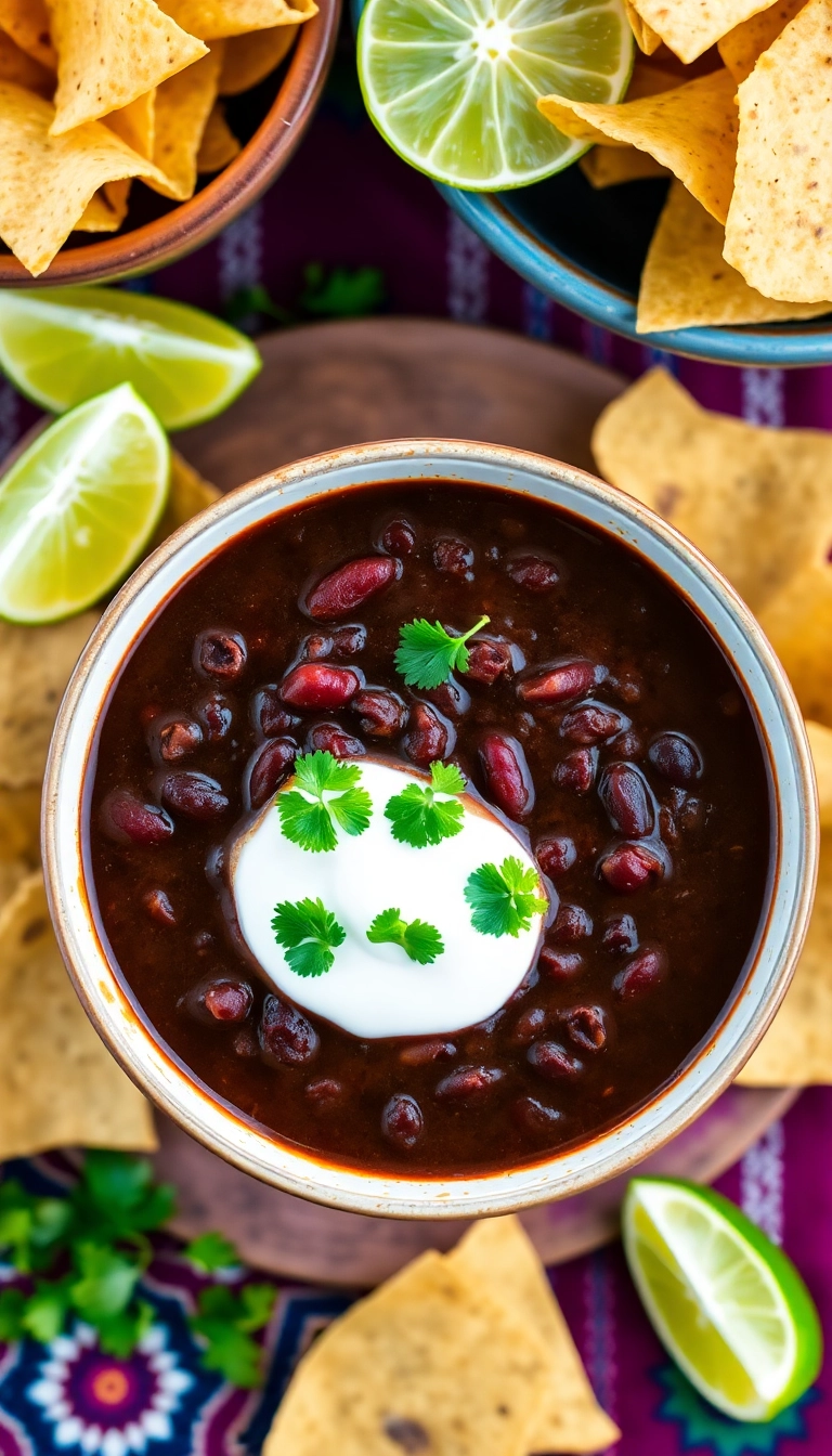 37 Mouthwatering Soup Recipes That Will Warm Your Soul (You Won't Believe #15!) - 5. Spicy Black Bean Soup