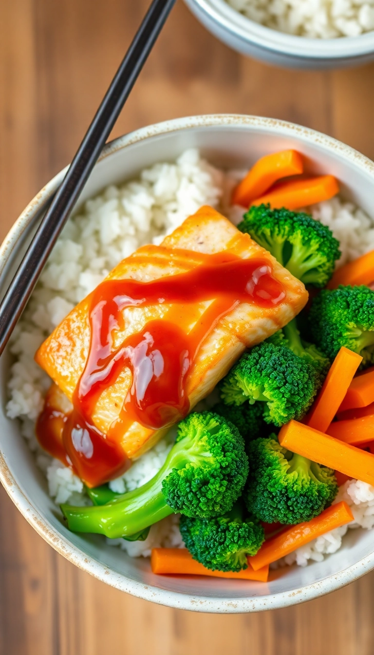 26 Quick and Easy Salmon Recipes for Dinner – Ready in 30 Minutes or Less! - 3. Teriyaki Salmon Bowls