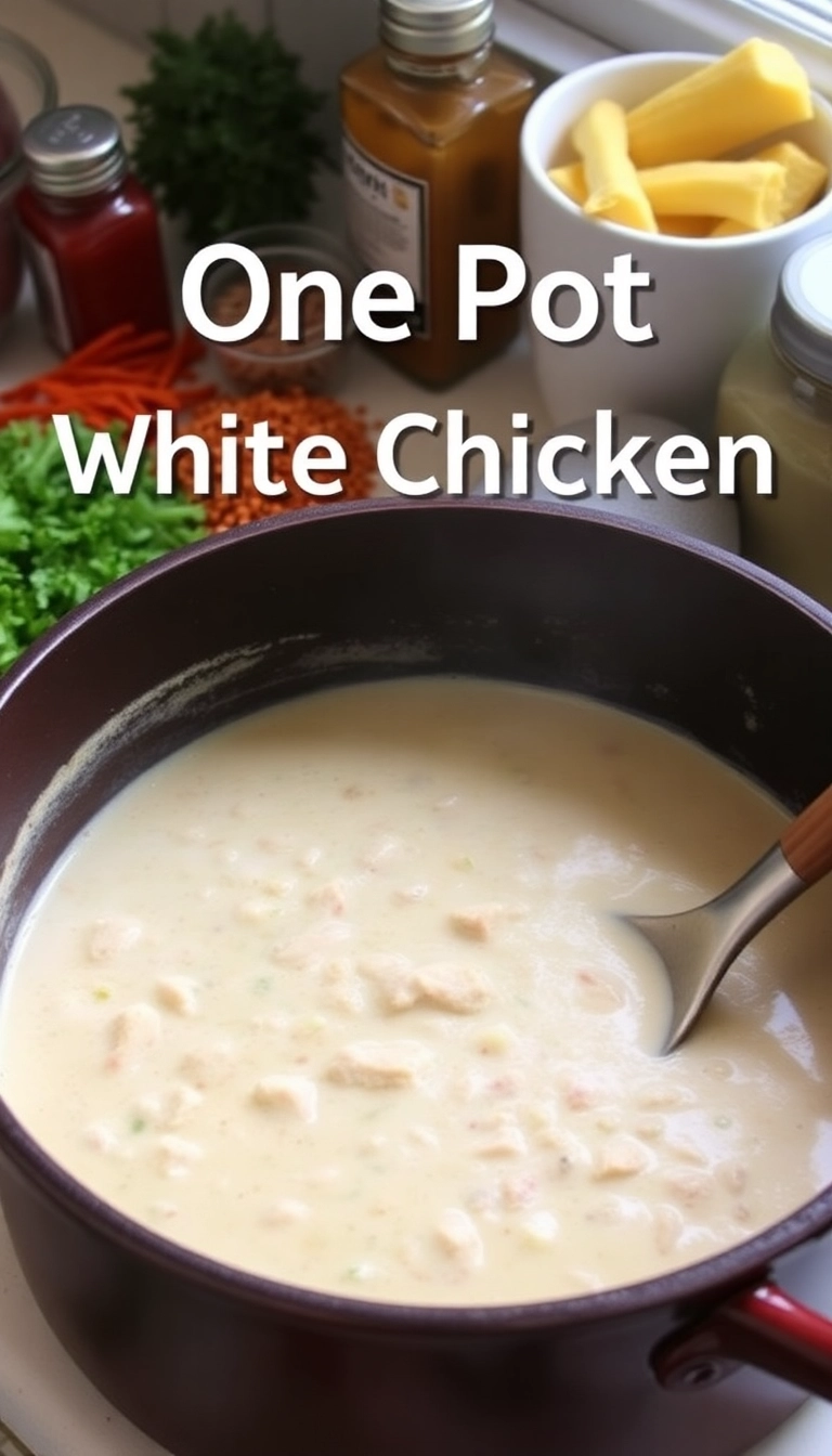 38 Irresistible White Chicken Chili Slow Cooker Recipes You Must Try! - One-Pot White Chicken Chili