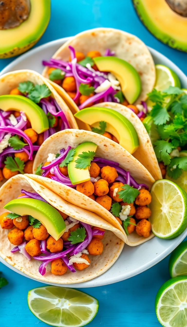 28 Healthy Dinner Recipes You Can Whip Up in 30 Minutes or Less (Try #18 Tonight!) - 2. Spicy Chickpea Tacos