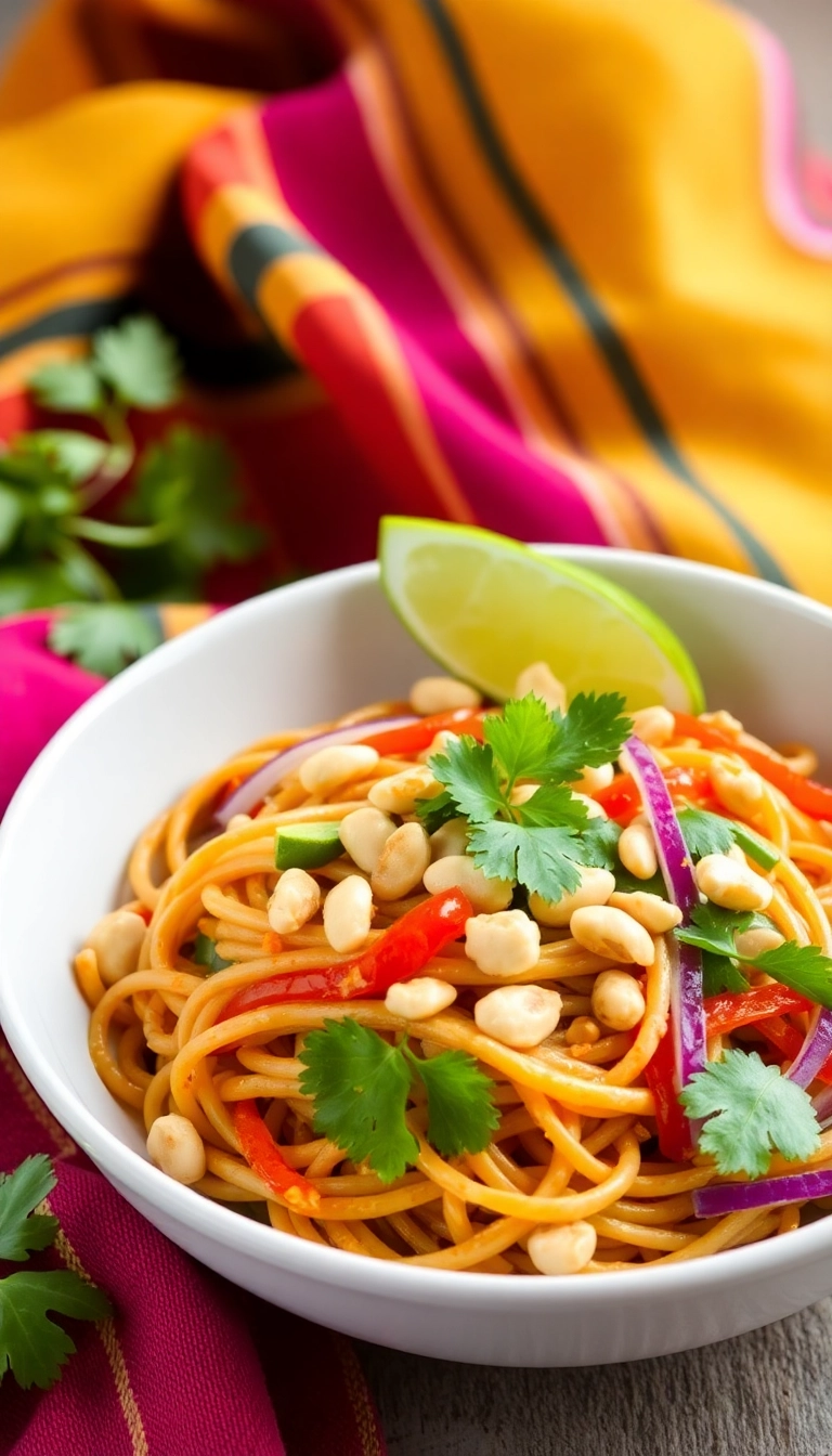 30 Cheap Dinner Recipes for Two That Will Blow Your Mind (You Won't Believe #17!) - 14. Thai Peanut Noodles