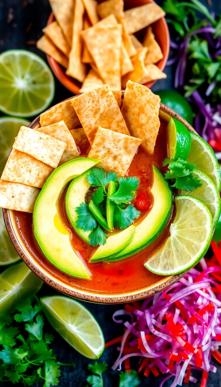 37 Cozy Winter Soup Ideas That'll Warm You Up from the Inside Out! - 13. Tortilla Soup