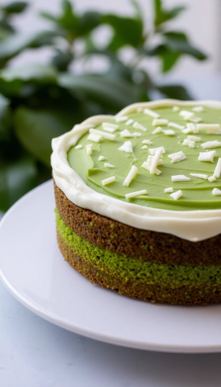 34 Scorpio Birthday Cakes to Celebrate Your Inner Scorpio (Check Out #8!) - 19. Matcha Green Tea Cake