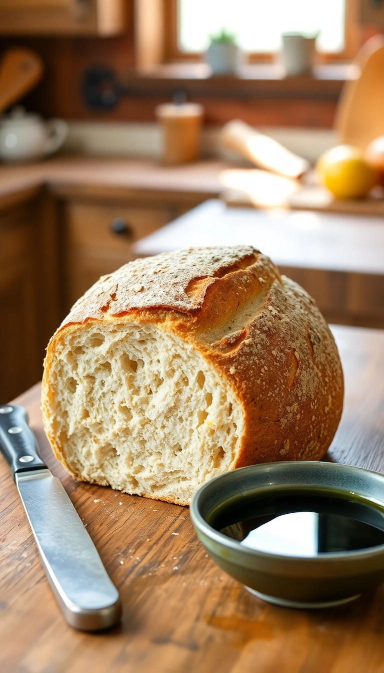 22 Homemade Bread Recipes That Bring Comfort to Your Dinner Table (#3 Is a Must-Try!) - 6. No-Knead Bread