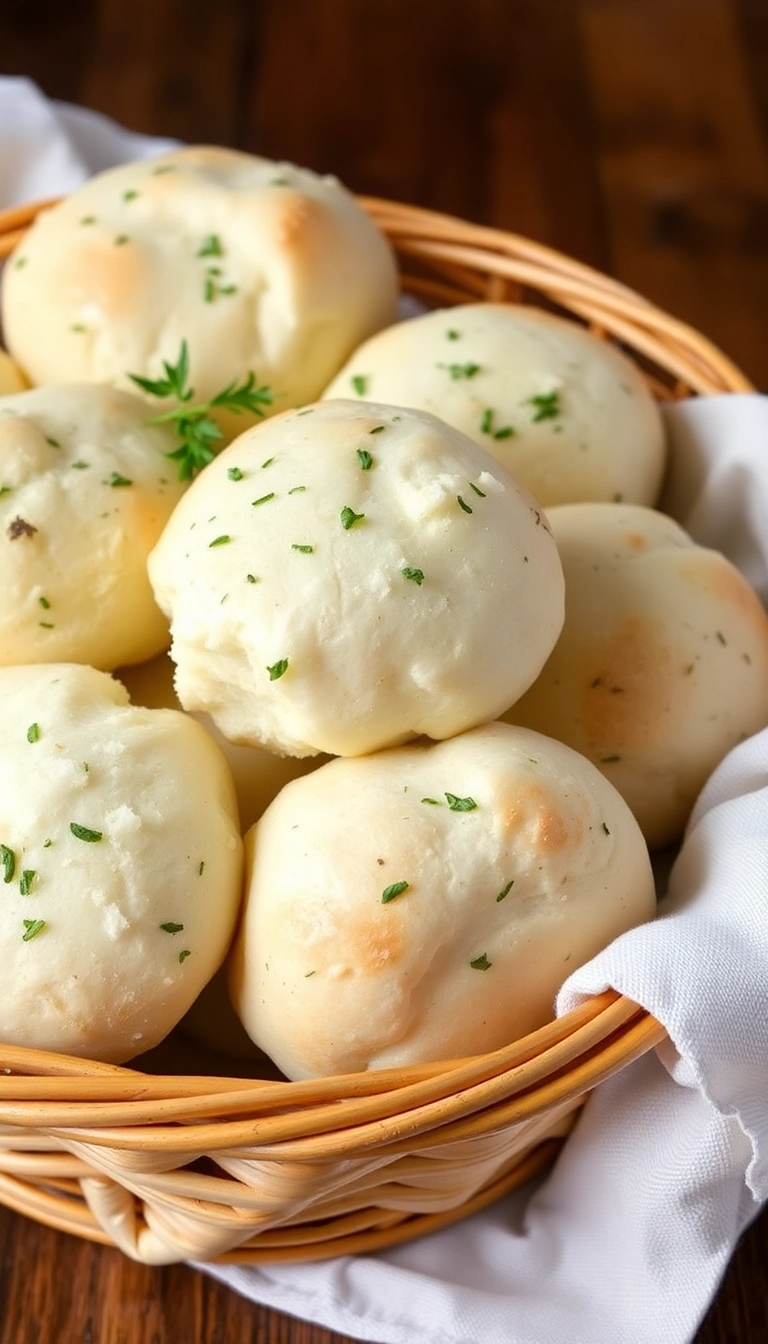 24 Sourdough Dinner Rolls Ideas That Will Elevate Your Dinner Game! - Herb-Infused Sourdough Rolls