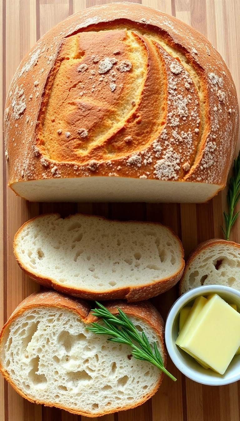 38 Fresh-Baked Bread Ideas That'll Make Your Kitchen Smell Divine! - 1. Classic Sourdough Bread