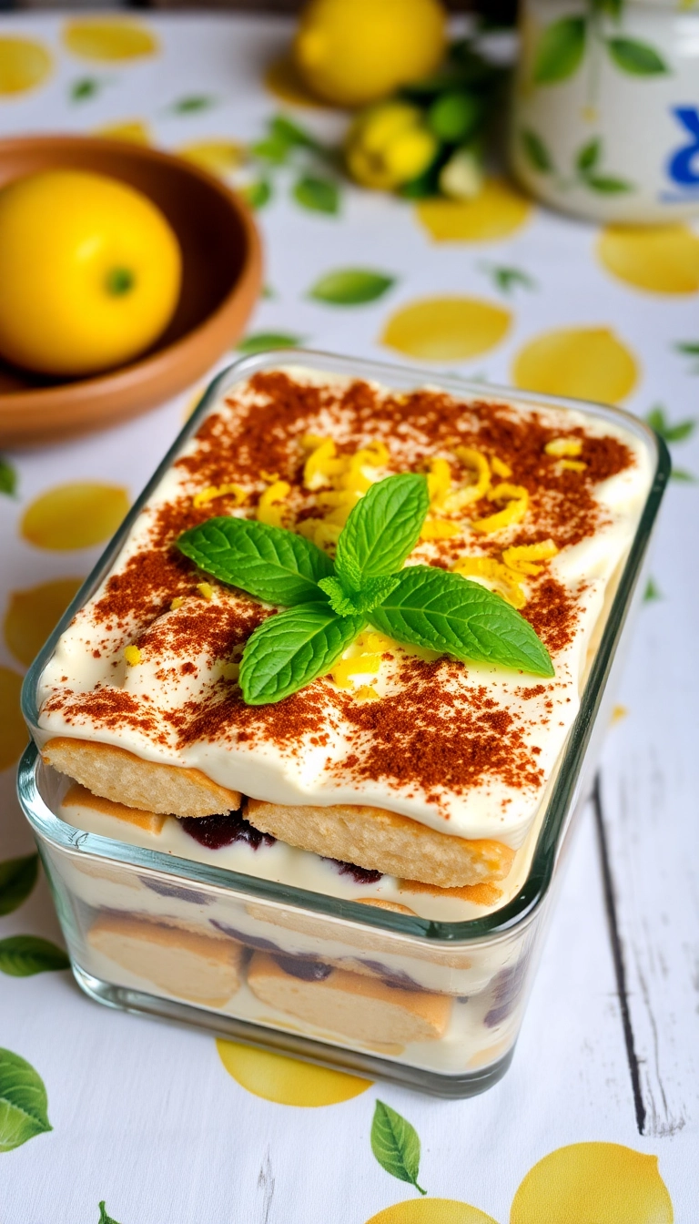 39 Irresistible Limoncello Dessert Recipes You Need to Try Right Now! - Limoncello Tiramisu