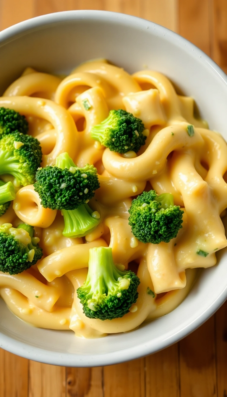 28 Delicious Creamy Pasta Dishes to Make Your Evenings Extra Cozy! - 16. Broccoli Cheddar Pasta