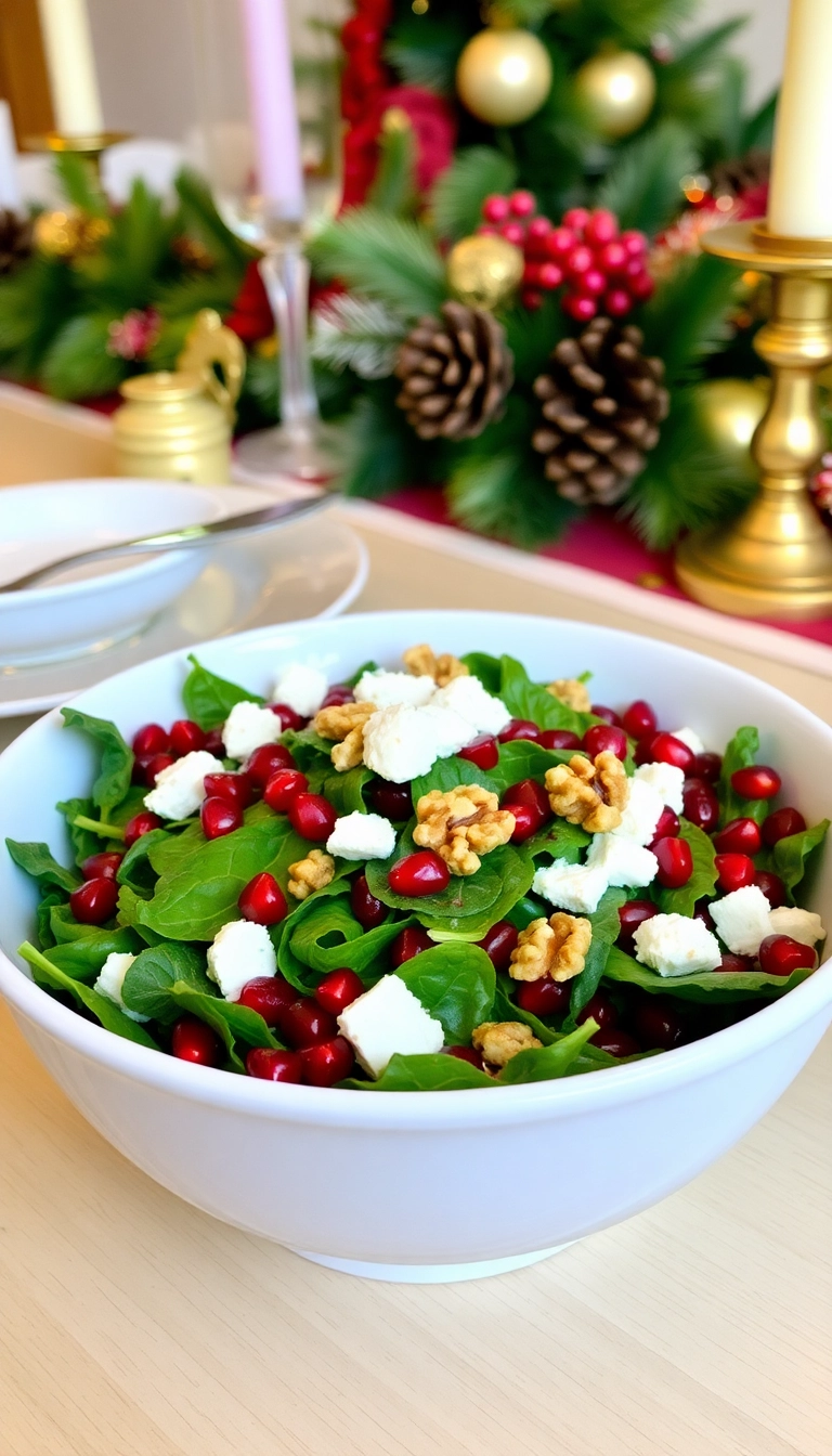 22 Christmas Eve Dinner Ideas That’ll Make You the Star of the Holiday Feast! - 17. Festive Salad with Pomegranate