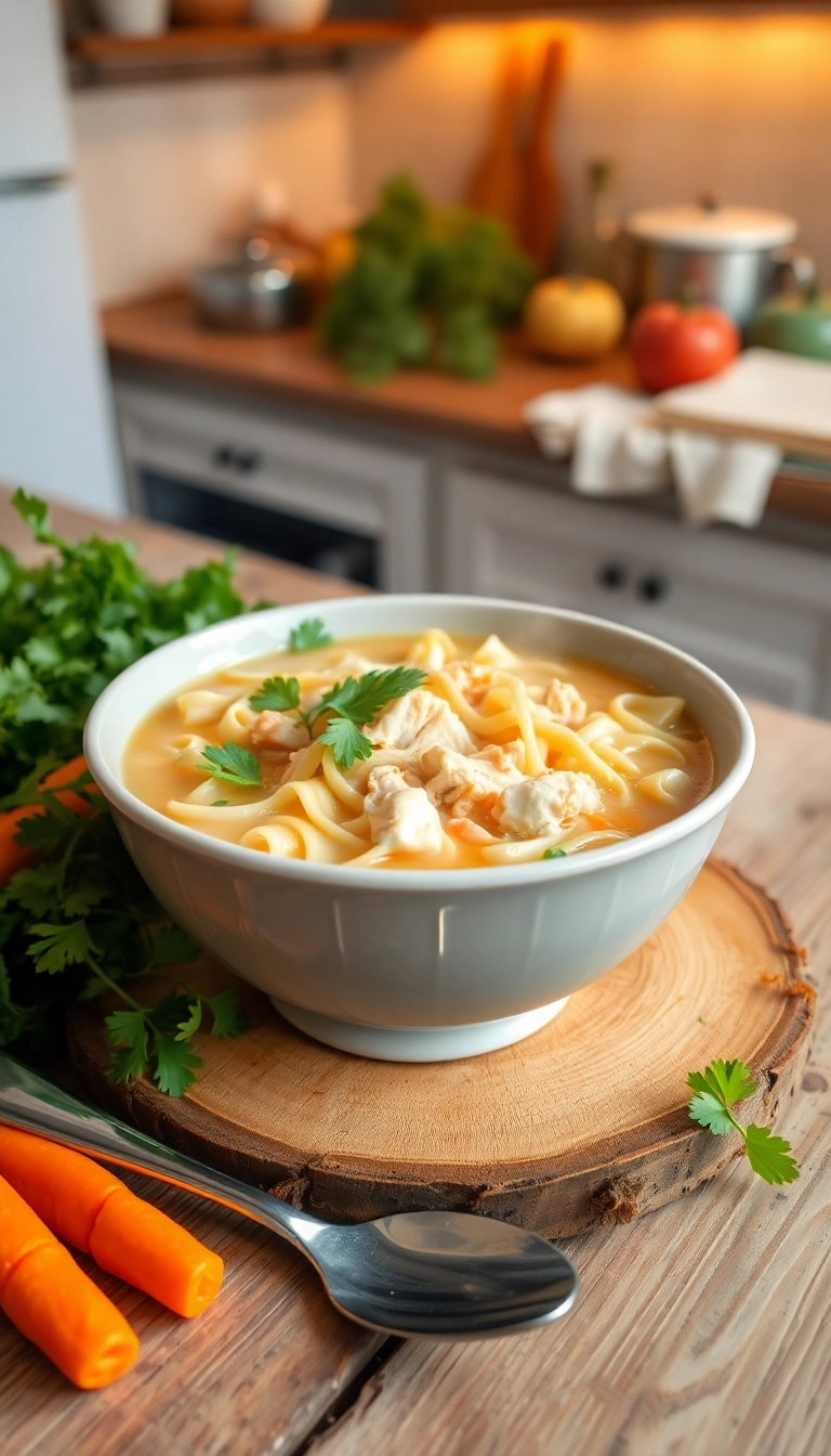 27 Comforting Dinner Recipes That’ll Make You Feel Right at Home! - 1. Classic Chicken Noodle Soup