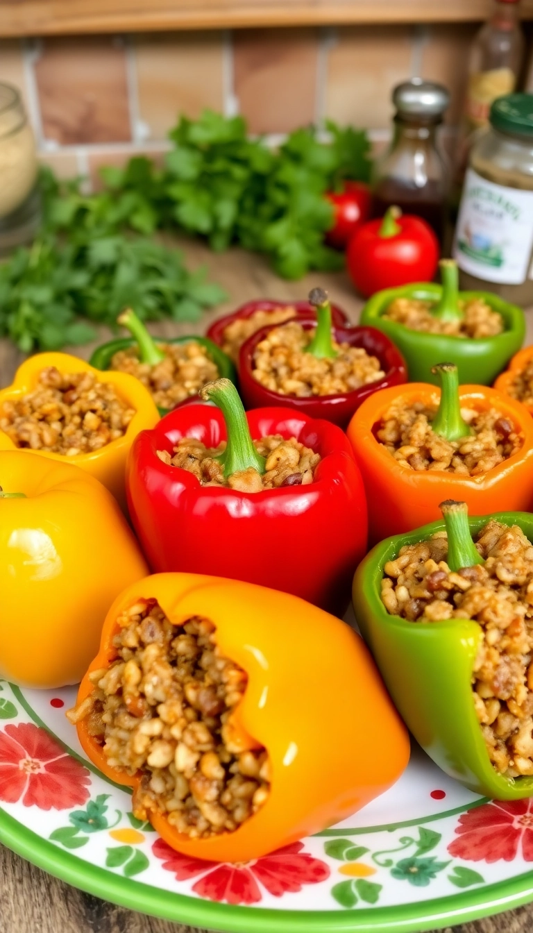 27 Comforting Dinner Recipes That’ll Make You Feel Right at Home! - 8. Stuffed Bell Peppers