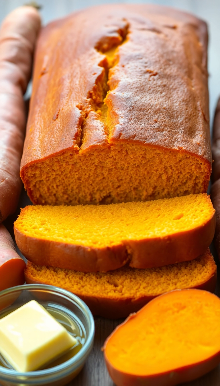 38 Fresh-Baked Bread Ideas That'll Make Your Kitchen Smell Divine! - 8. Sweet Potato Bread