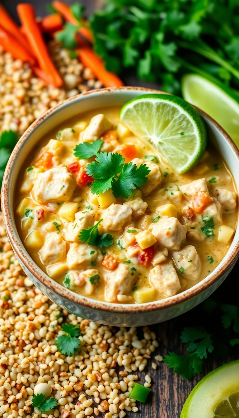 38 Irresistible White Chicken Chili Slow Cooker Recipes You Must Try! - White Chicken Chili with Quinoa