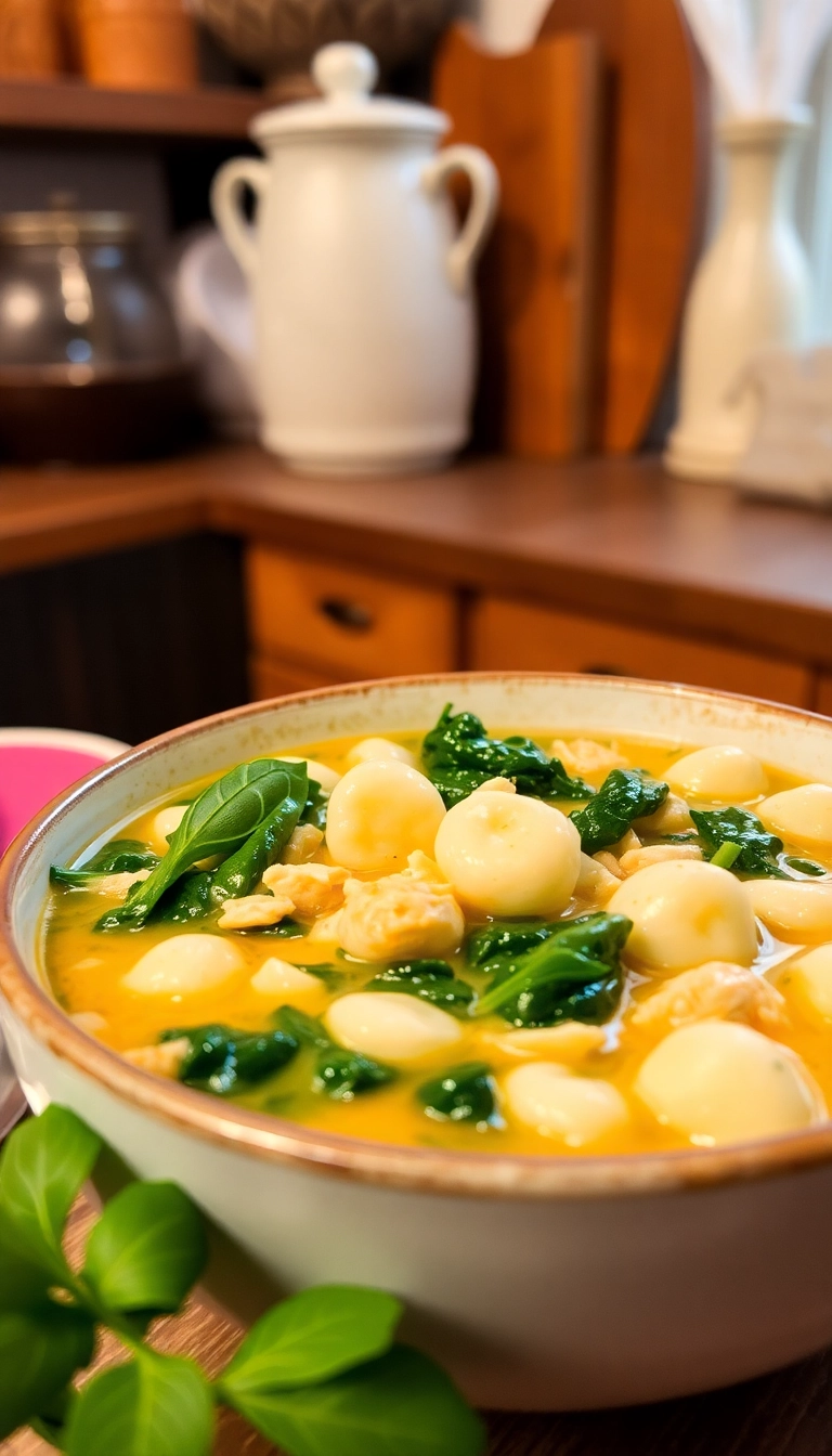 36 Chicken Soup Ideas That Will Warm Your Soul and Tickle Your Taste Buds! - Chicken Gnocchi Soup