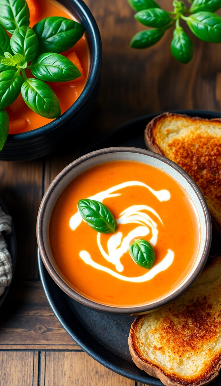 28 Easy Dinner Recipes That'll Make Your Family Say 'Yum!' (You Won't Believe #15!) - 4. Creamy Tomato Basil Soup