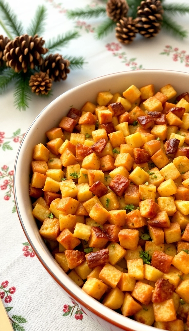 36 Christmas Dinner Menu Ideas That Will Steal the Show This Holiday Season! - 8. Traditional Stuffing