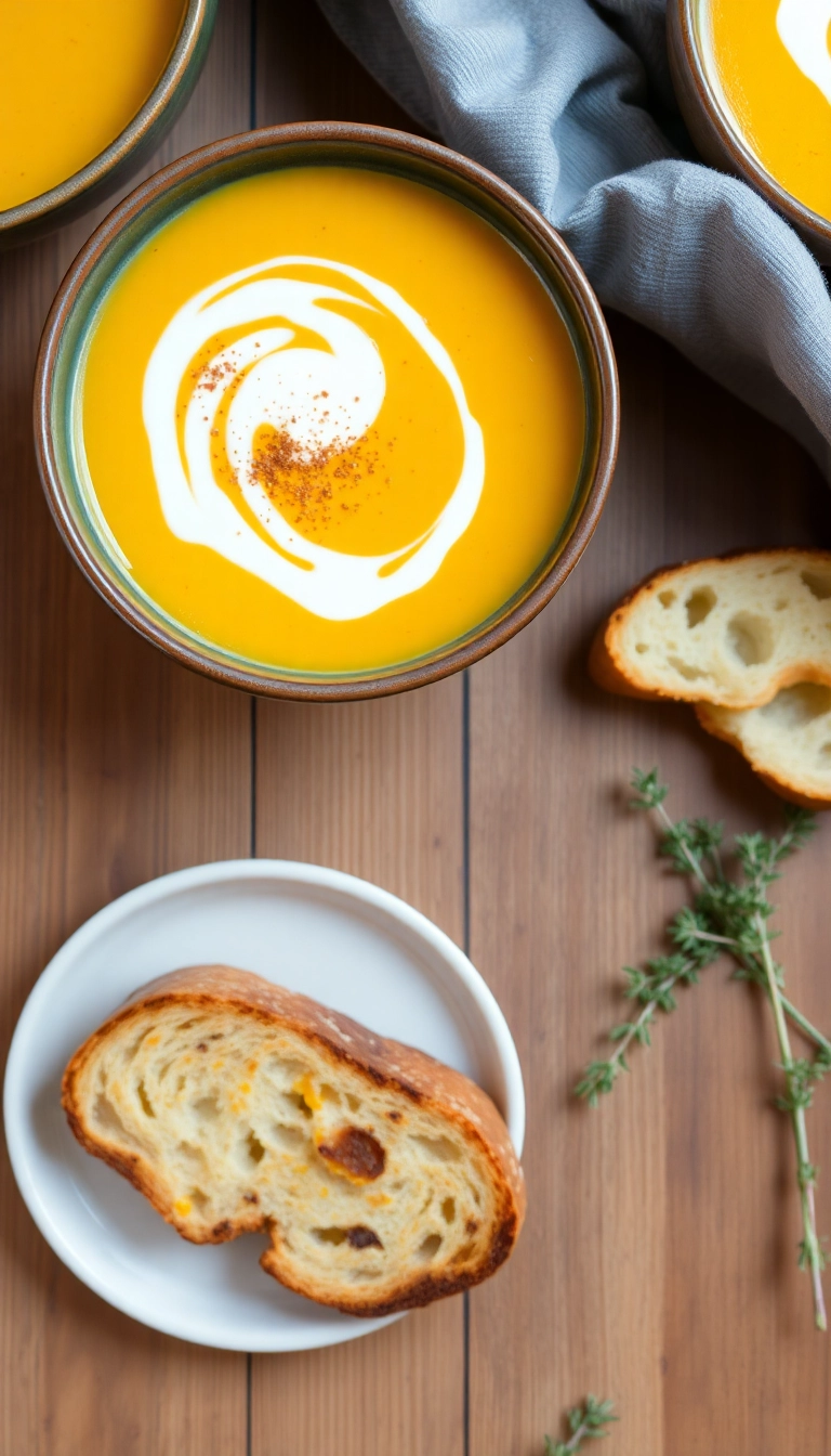 32 Cozy Roasted Butternut Squash Recipes to Warm Your Heart and Home! - 1. Creamy Butternut Squash Soup