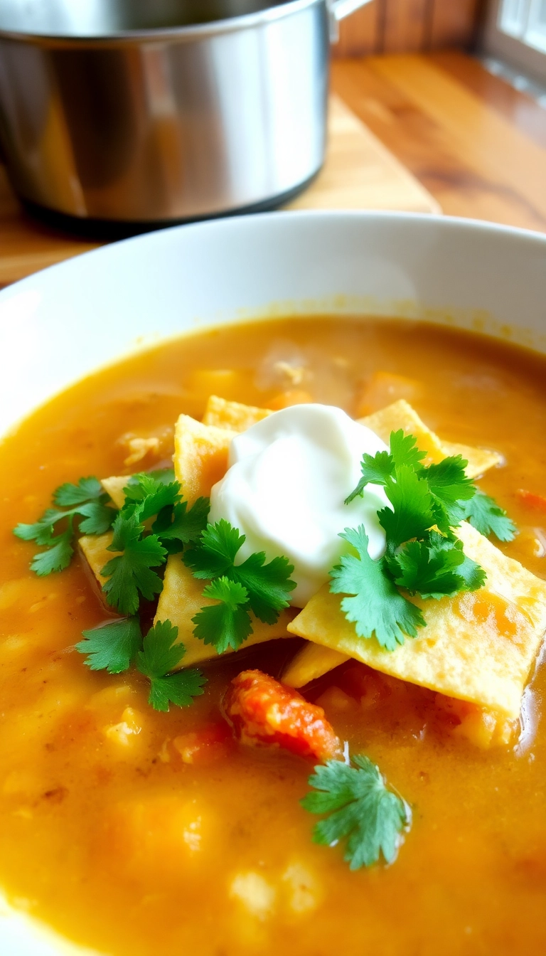 27 Heartwarming Chicken Tortilla Soup Recipes You Must Try This Winter! - Classic Chicken Tortilla Soup