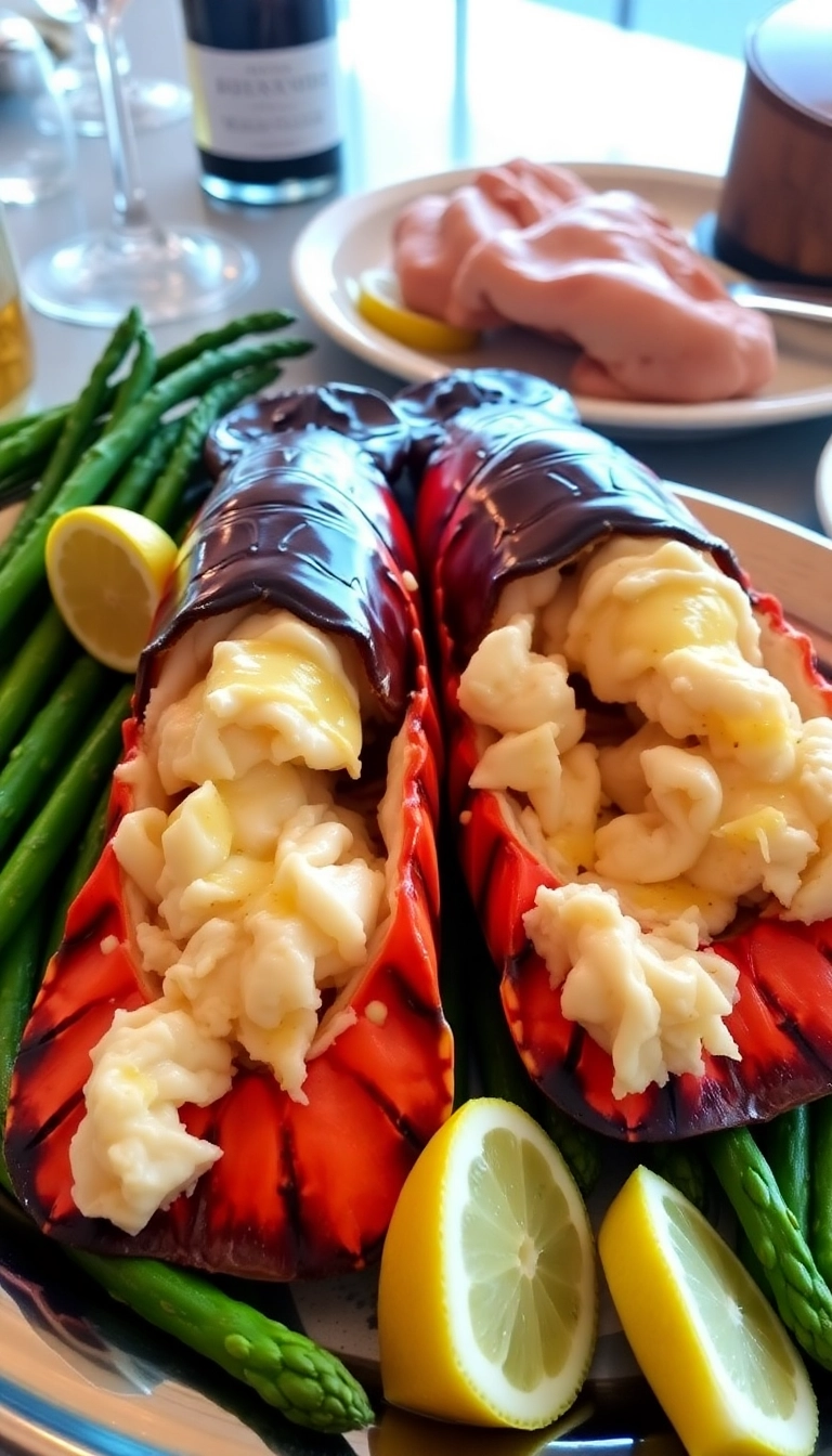 35 Gourmet Dinner Recipes That Will Impress Your Guests (You Won't Believe #17!) - 3. Lobster Tail with Garlic Butter