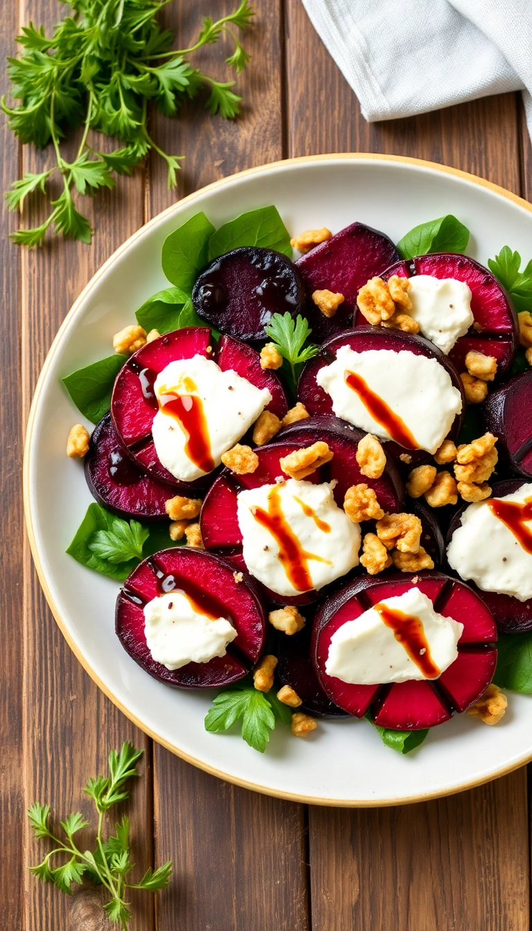 30 Must-Try Winter Salad Ideas for a Nutritious Boost (You’ll Love #23!) - 2. Roasted Beet & Goat Cheese Salad