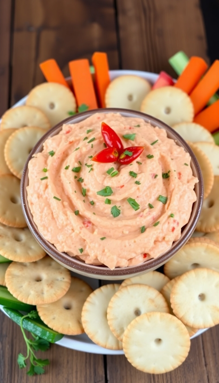 30 Easy Appetizer Recipes That Will Blow Your Guests Away (You Won't Believe #15!) - 18. Pimento Cheese Spread