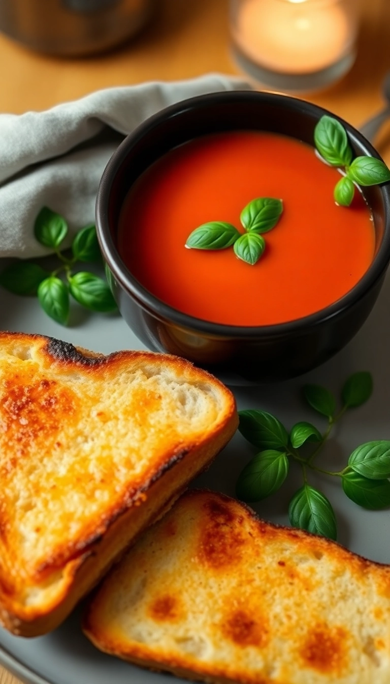 23 Dinner Recipes That Even Picky Eaters Will Love (You Won't Believe #12!) - 10. Creamy Tomato Soup and Grilled Cheese