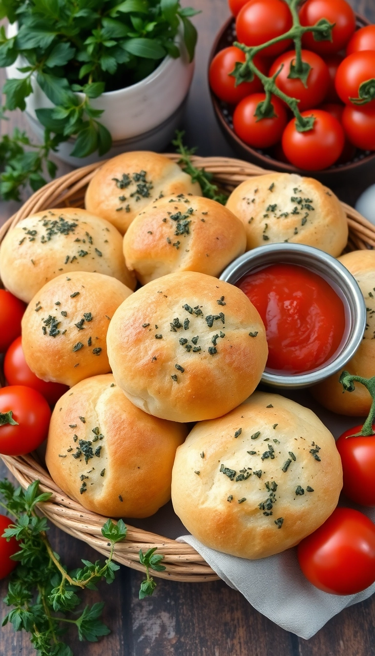 25 Mouthwatering Dinner Rolls Recipes You'll Want to Make Tonight (Wait Until You Try #12!) - 19. Italian Herb Dinner Rolls