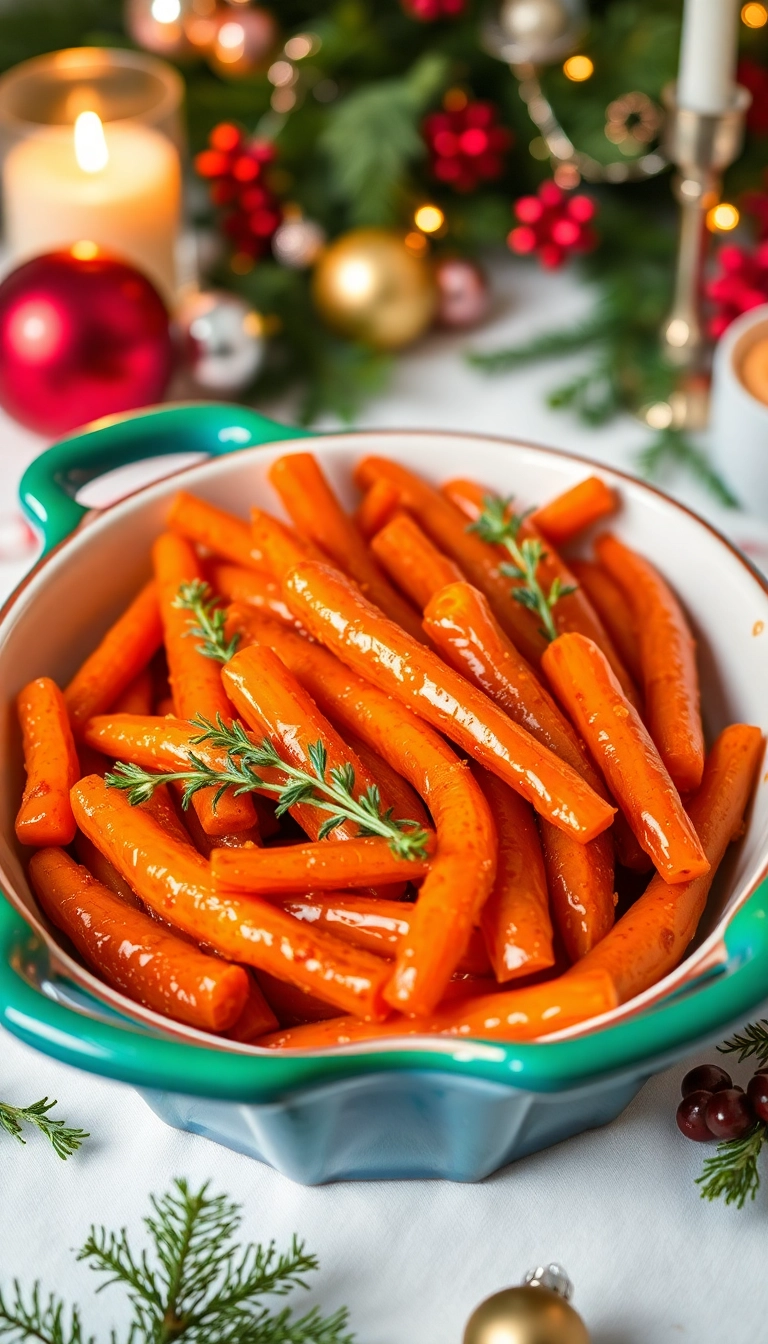 27 Christmas Dinner Party Ideas You Can’t Afford to Miss (Especially #13!) - 4. Honey-Glazed Carrots