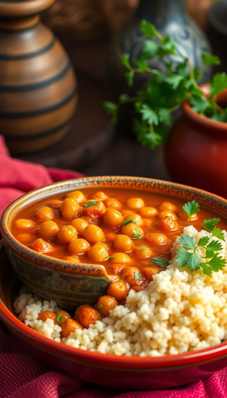 25 Cozy Winter Dinner Ideas That'll Make You Want to Hibernate! - 14. Moroccan Chickpea Stew