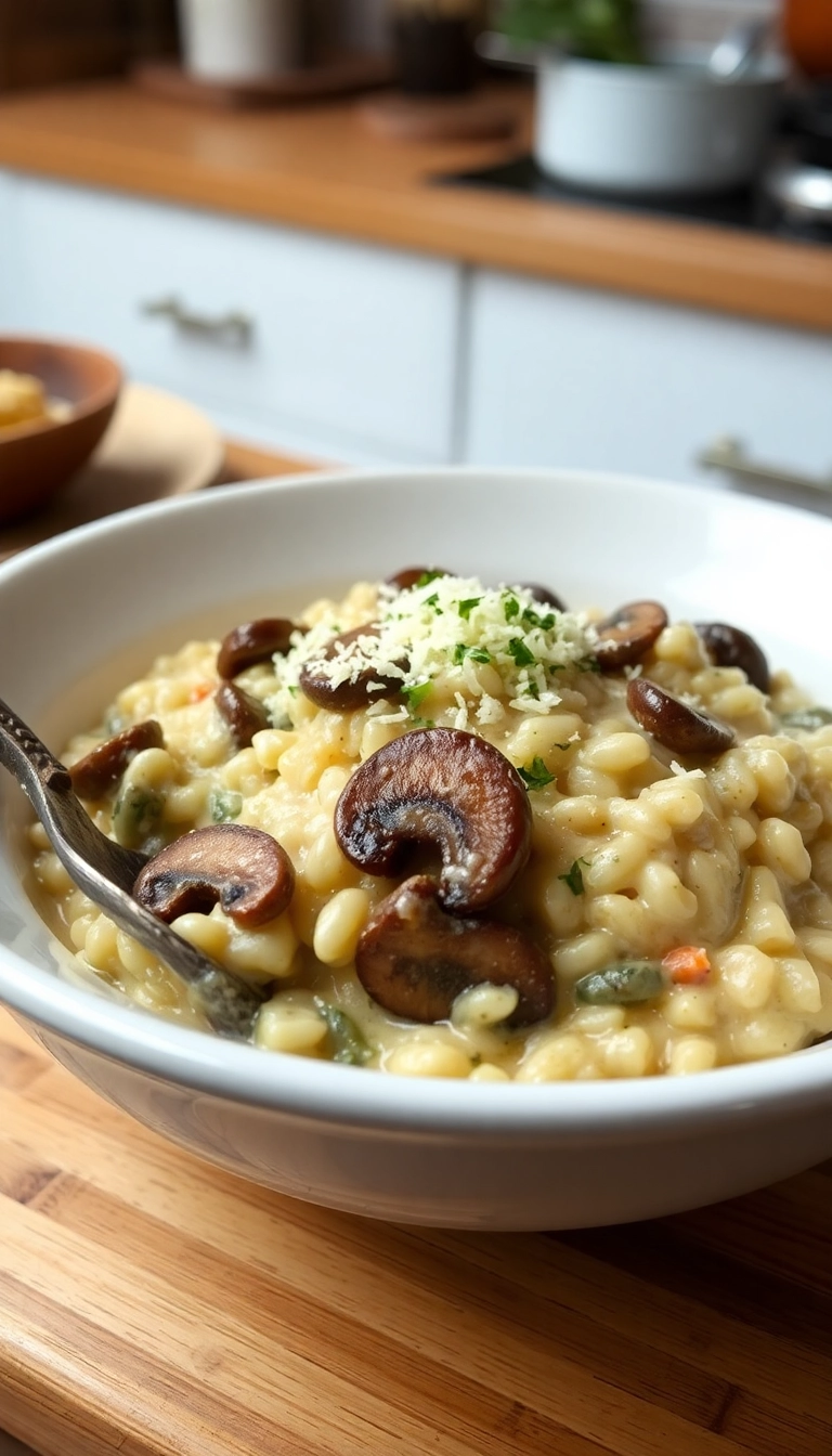 30 Cheap Dinner Recipes for Two That Will Blow Your Mind (You Won't Believe #17!) - 12. Creamy Mushroom Risotto