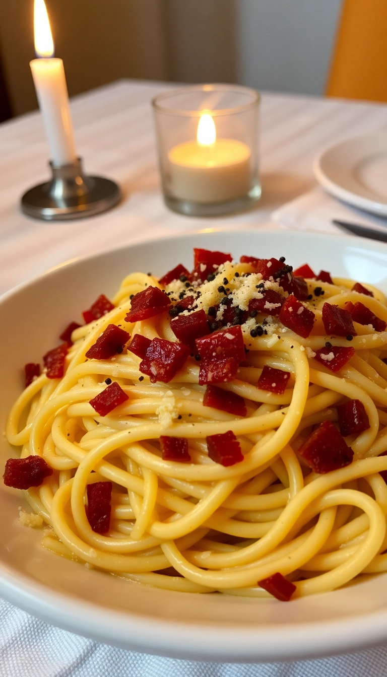 28 Delicious Creamy Pasta Dishes to Make Your Evenings Extra Cozy! - 17. Bacon Carbonara