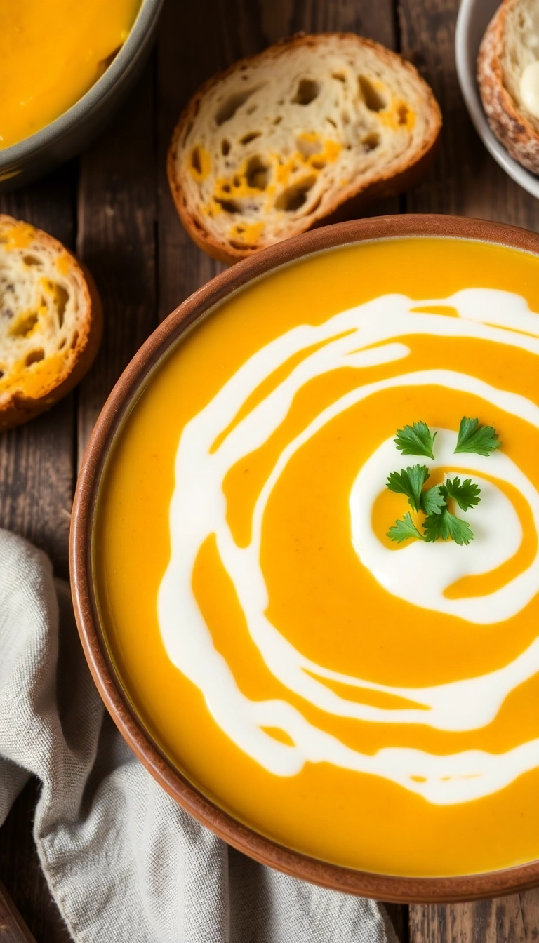 31 Irresistible Butternut Squash Recipes That Will Make You Want Seconds! - 1. Creamy Butternut Squash Soup