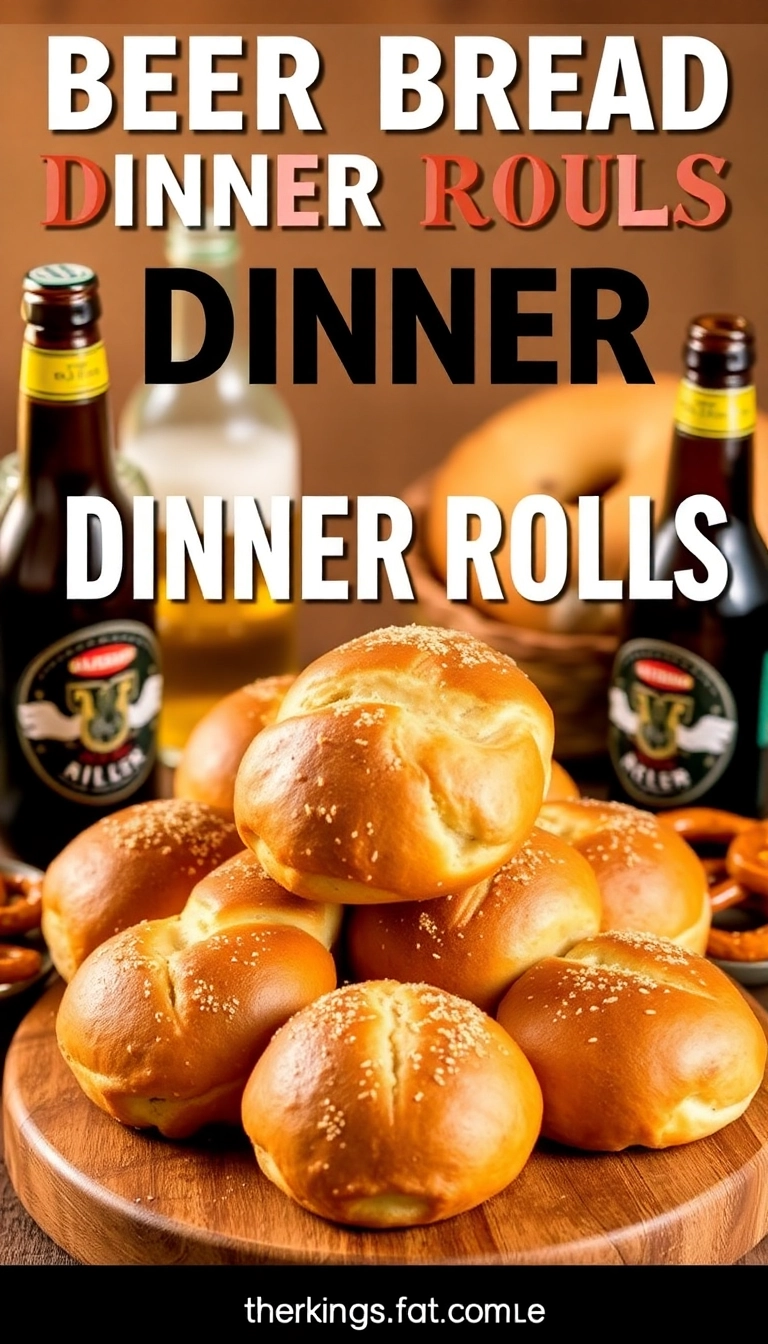 25 Mouthwatering Dinner Rolls Recipes You'll Want to Make Tonight (Wait Until You Try #12!) - 9. Beer Bread Dinner Rolls