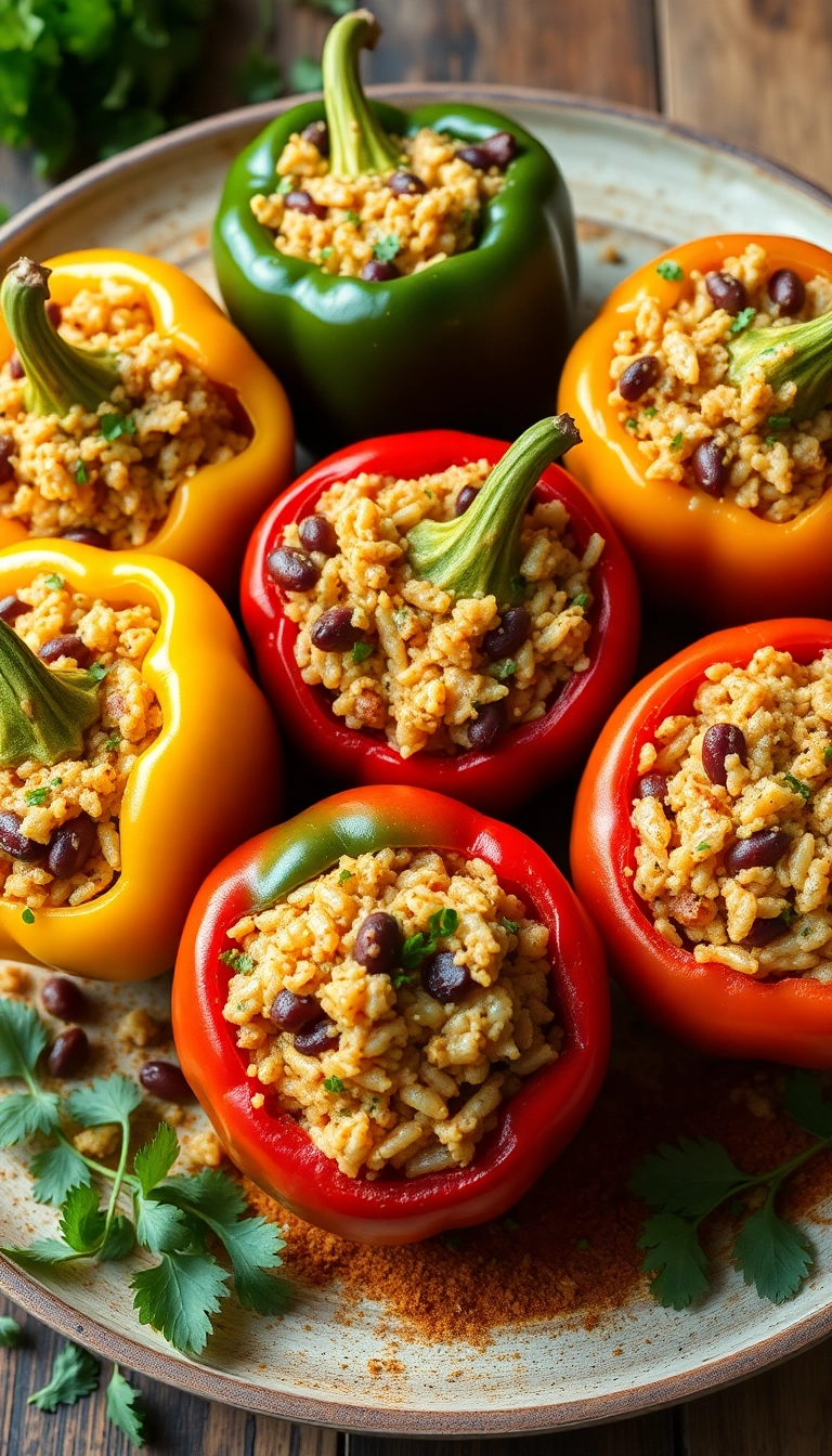 30 Cheap Dinner Recipes for Two That Will Blow Your Mind (You Won't Believe #17!) - 21. Stuffed Bell Peppers