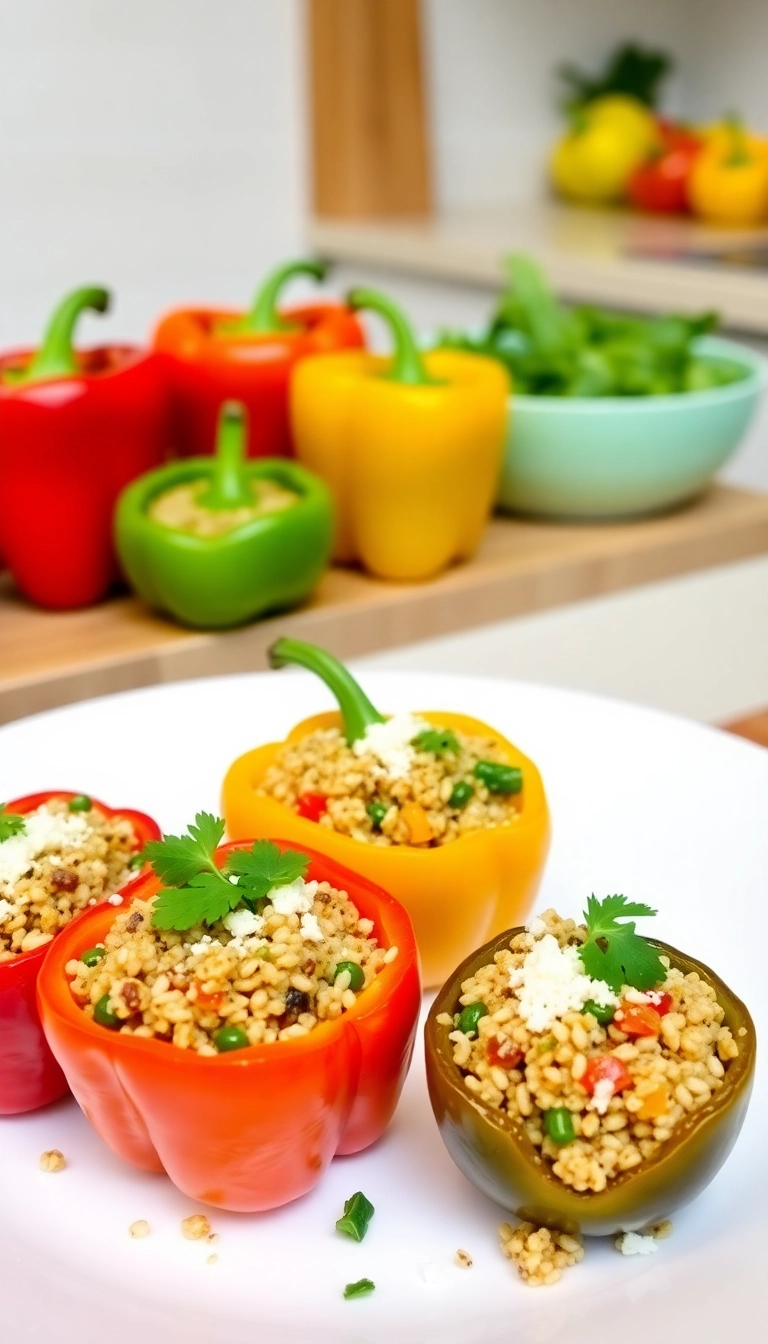 35 Gourmet Dinner Recipes That Will Impress Your Guests (You Won't Believe #17!) - 4. Stuffed Bell Peppers