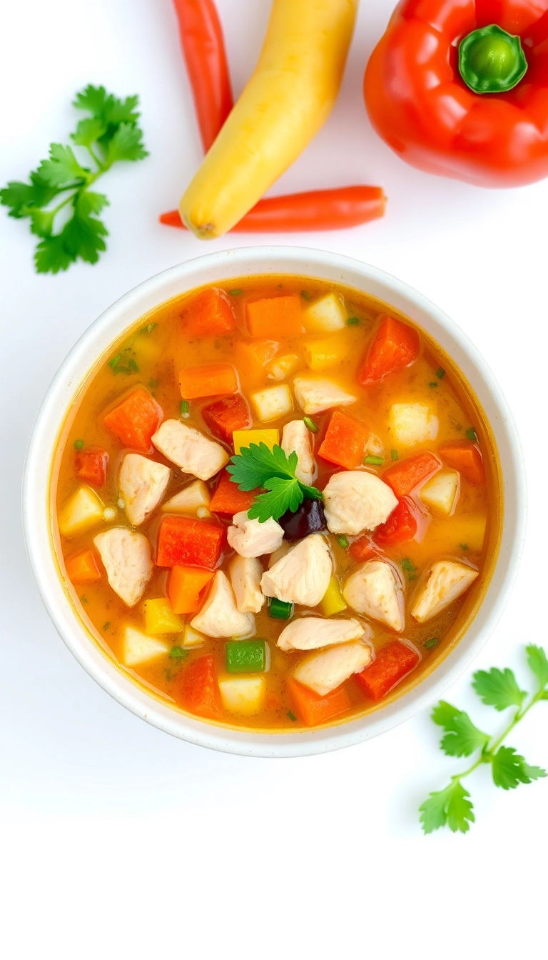 36 Chicken Soup Ideas That Will Warm Your Soul and Tickle Your Taste Buds! - Chicken and Vegetable Soup