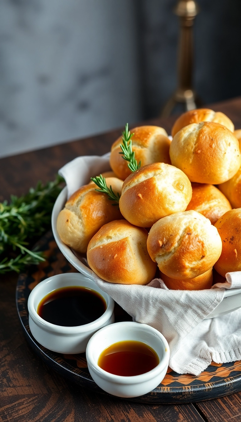 25 Mouthwatering Dinner Rolls Recipes You'll Want to Make Tonight (Wait Until You Try #12!) - 7. Rosemary Olive Oil Dinner Rolls