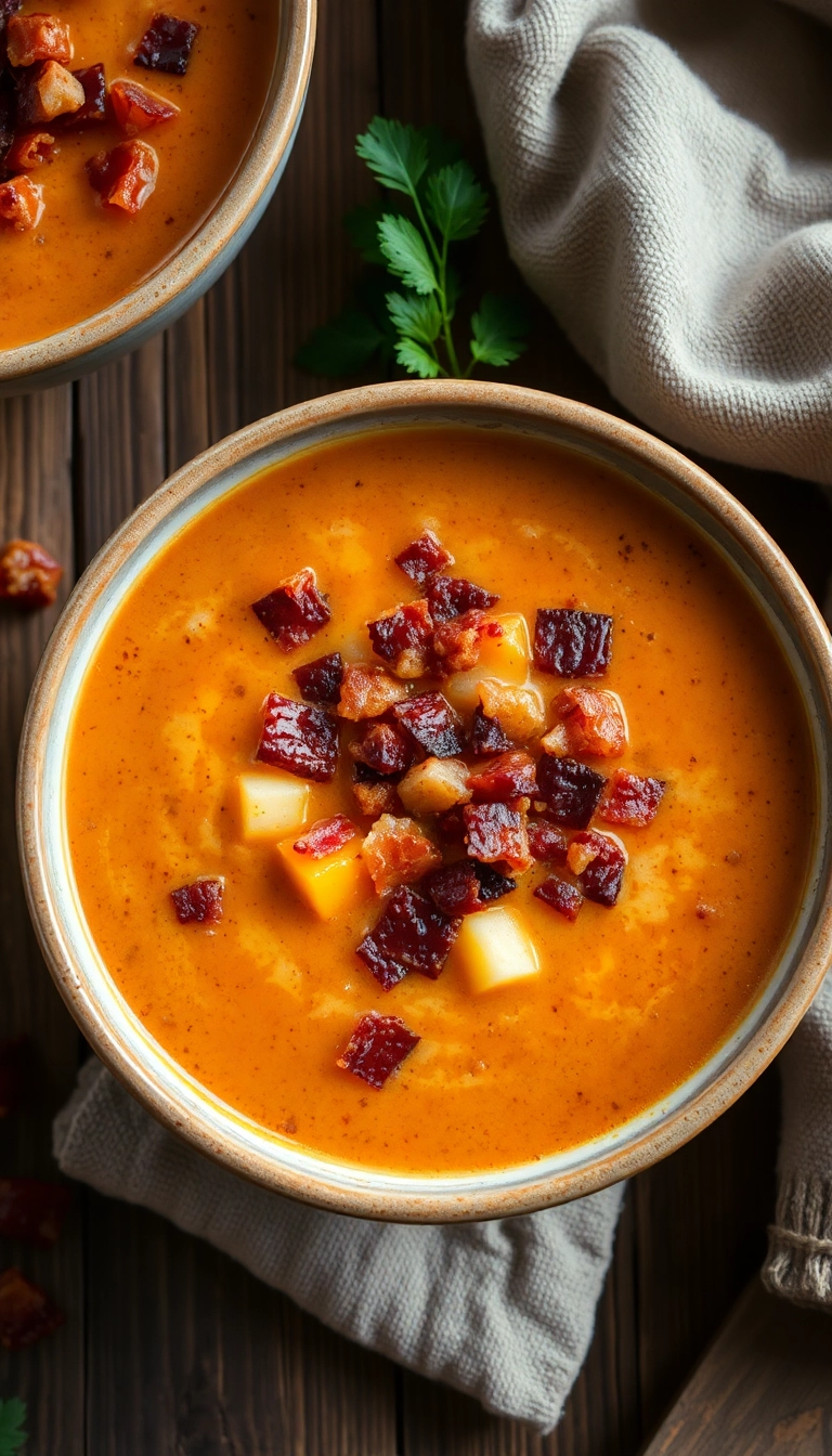 31 Spicy Potato Soup Recipes That'll Kick Your Taste Buds into High Gear (Don't Miss #7!) - 19. Spicy Potato and Bacon Soup