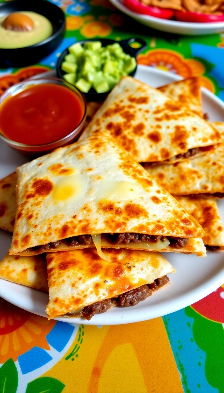 32 Easy Beef Meal Prep Ideas That Will Simplify Your Week! - 17. Beef and Cheese Quesadillas