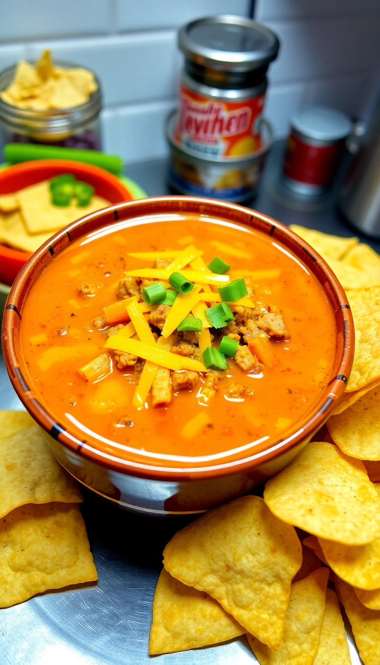 35 Cheeseburger Soup Crockpot Ideas That Will Make Dinner a Breeze! - Cheeseburger Soup with Taco Seasoning