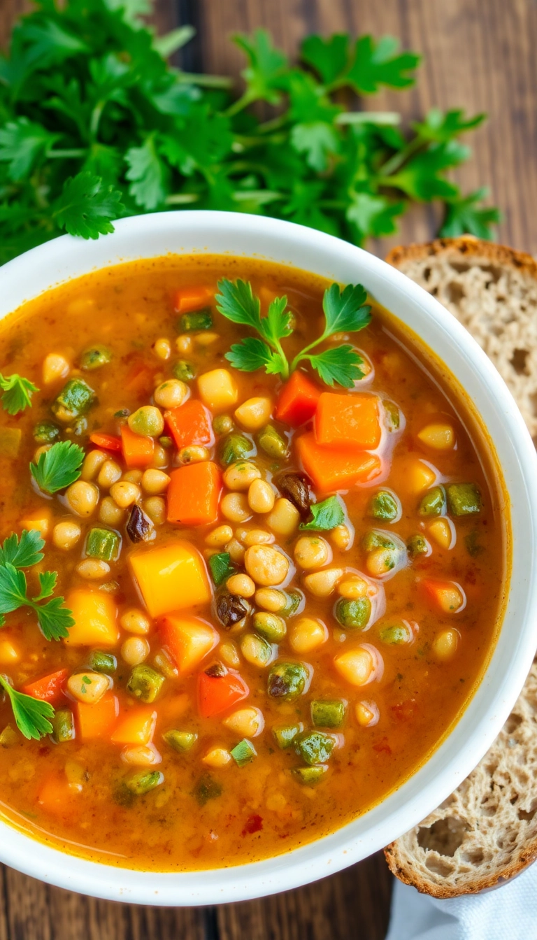 38 Soup Dinner Ideas That Will Warm Your Soul (You Won't Believe #17!) - 3. Hearty Vegetable Lentil Soup