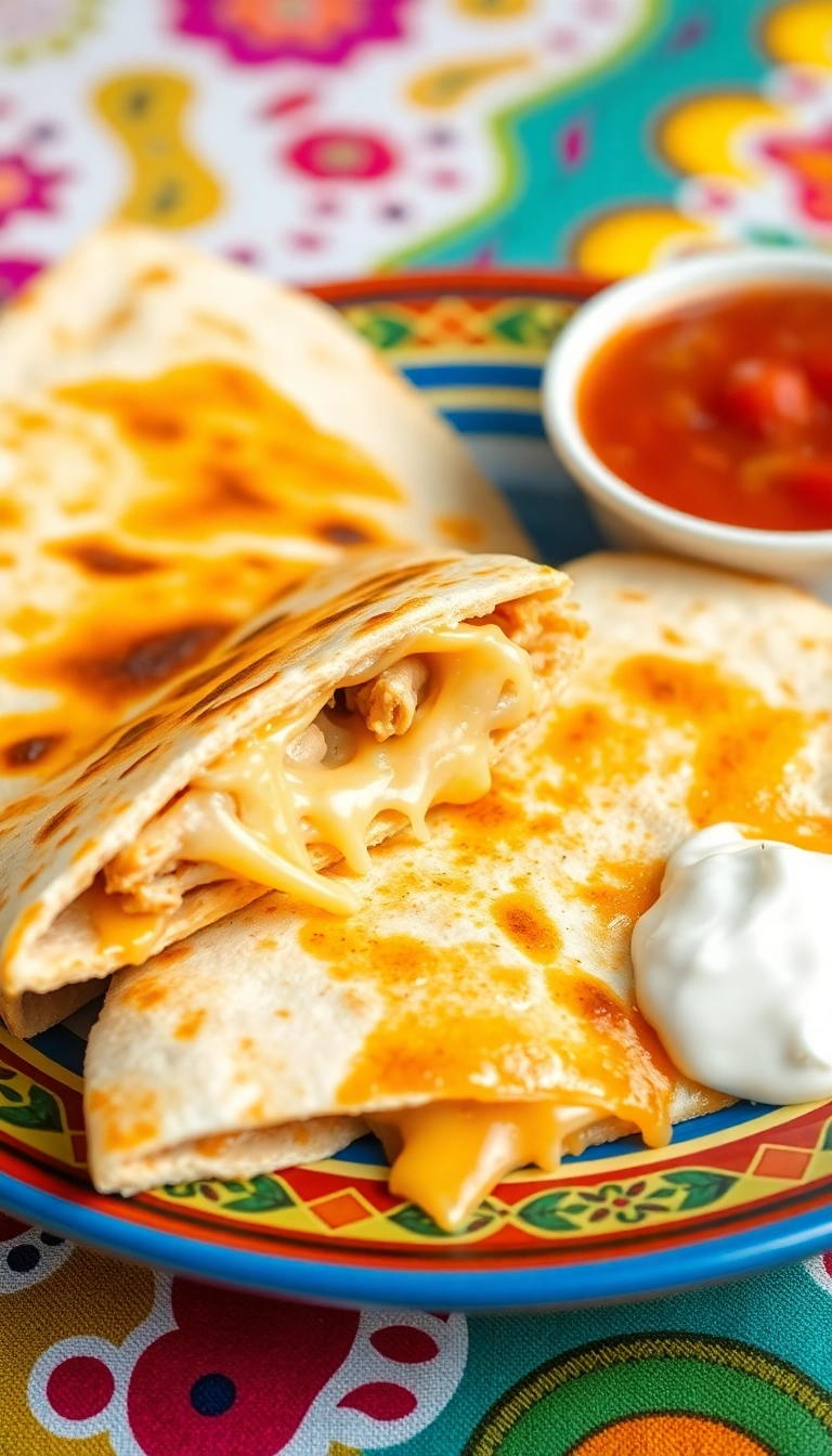 23 Dinner Recipes That Even Picky Eaters Will Love (You Won't Believe #12!) - 1. Cheesy Chicken Quesadillas