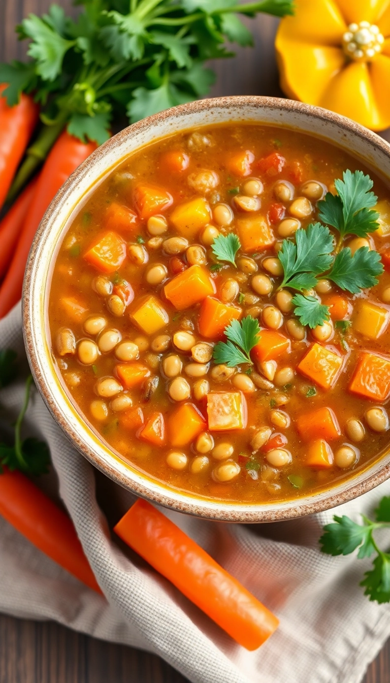 22 Healthy Soup Recipes That Taste Amazing (You'll Love #10!) - 2. Hearty Vegetable Lentil Soup