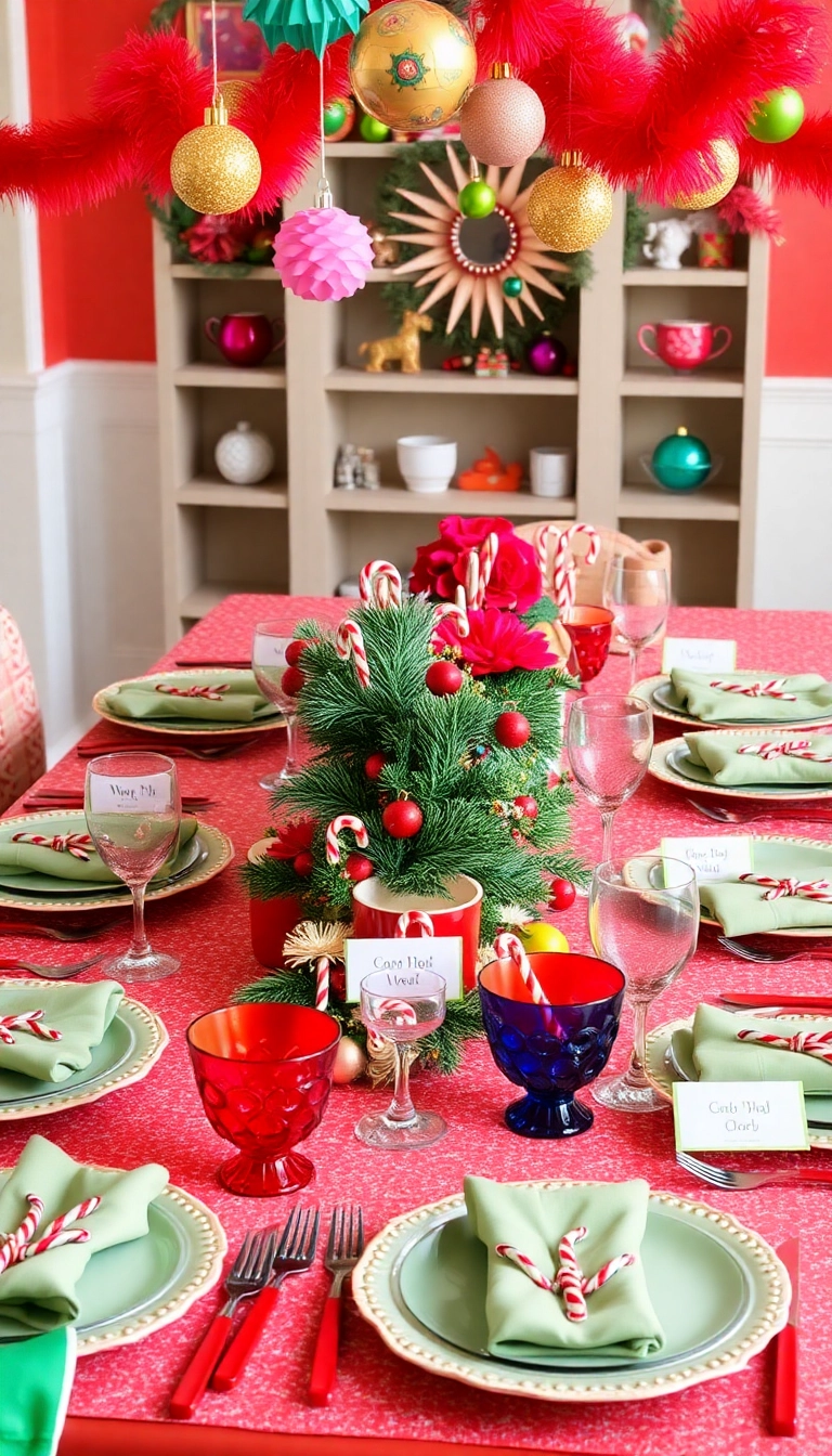 25 Christmas Dinner Table Settings Ideas That Will Wow Your Guests (You Won't Believe #12!) - 5. Whimsical Wonderland