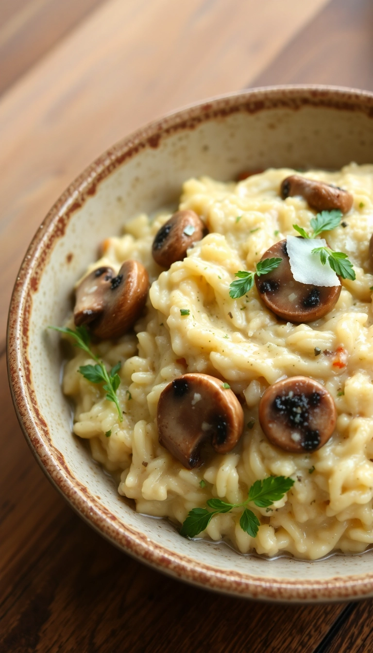 28 Easy Dinner Recipes That'll Make Your Family Say 'Yum!' (You Won't Believe #15!) - 20. Creamy Mushroom Risotto