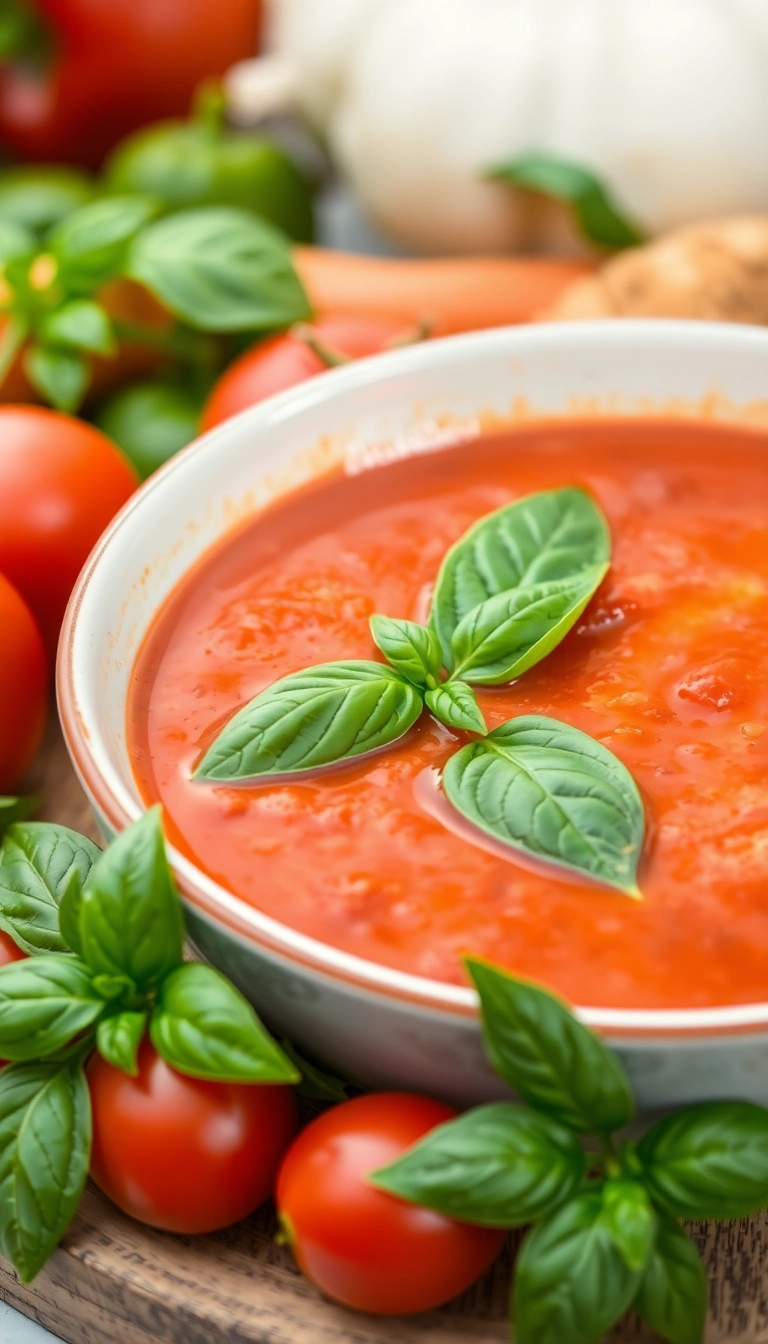 38 Soup Dinner Ideas That Will Warm Your Soul (You Won't Believe #17!) - 16. Tomato and Red Pepper Soup