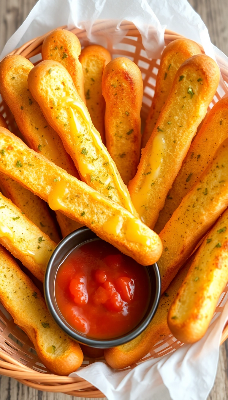 30 Easy Appetizer Recipes That Will Blow Your Guests Away (You Won't Believe #15!) - 17. Garlic Breadsticks