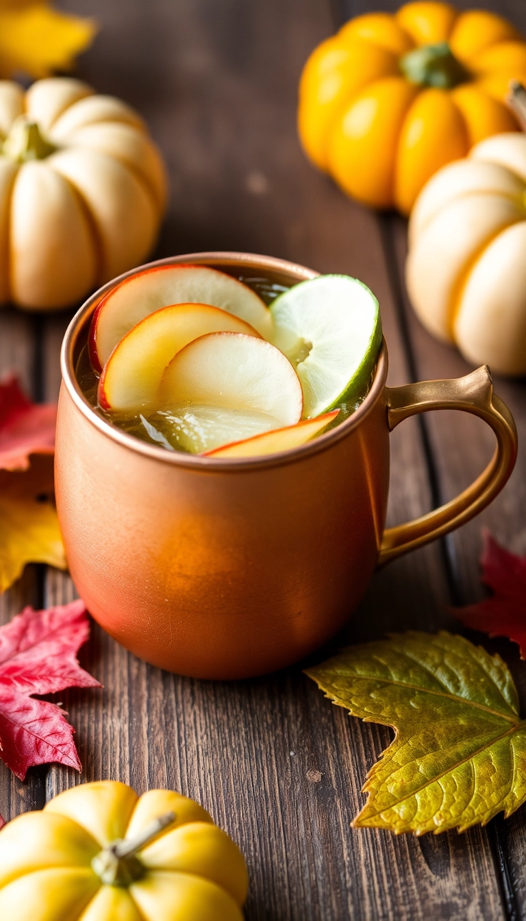 34 Apple Cider Cocktail Ideas That'll Make You Fall in Love with Autumn! - 1. Classic Apple Cider Mule