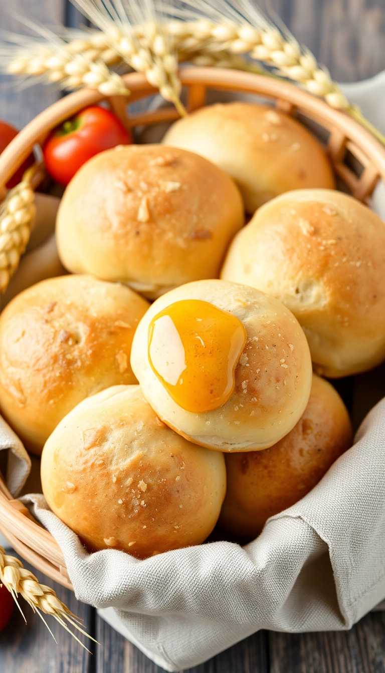 22 Easy Dinner Rolls Recipes That'll Make Dinner Time a Breeze! - Honey Whole Wheat Dinner Rolls